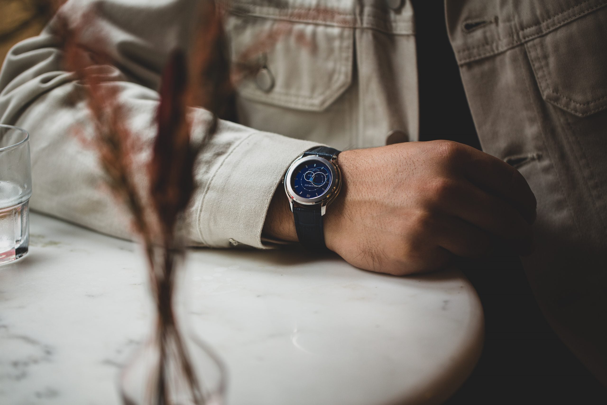 montre brio bleu