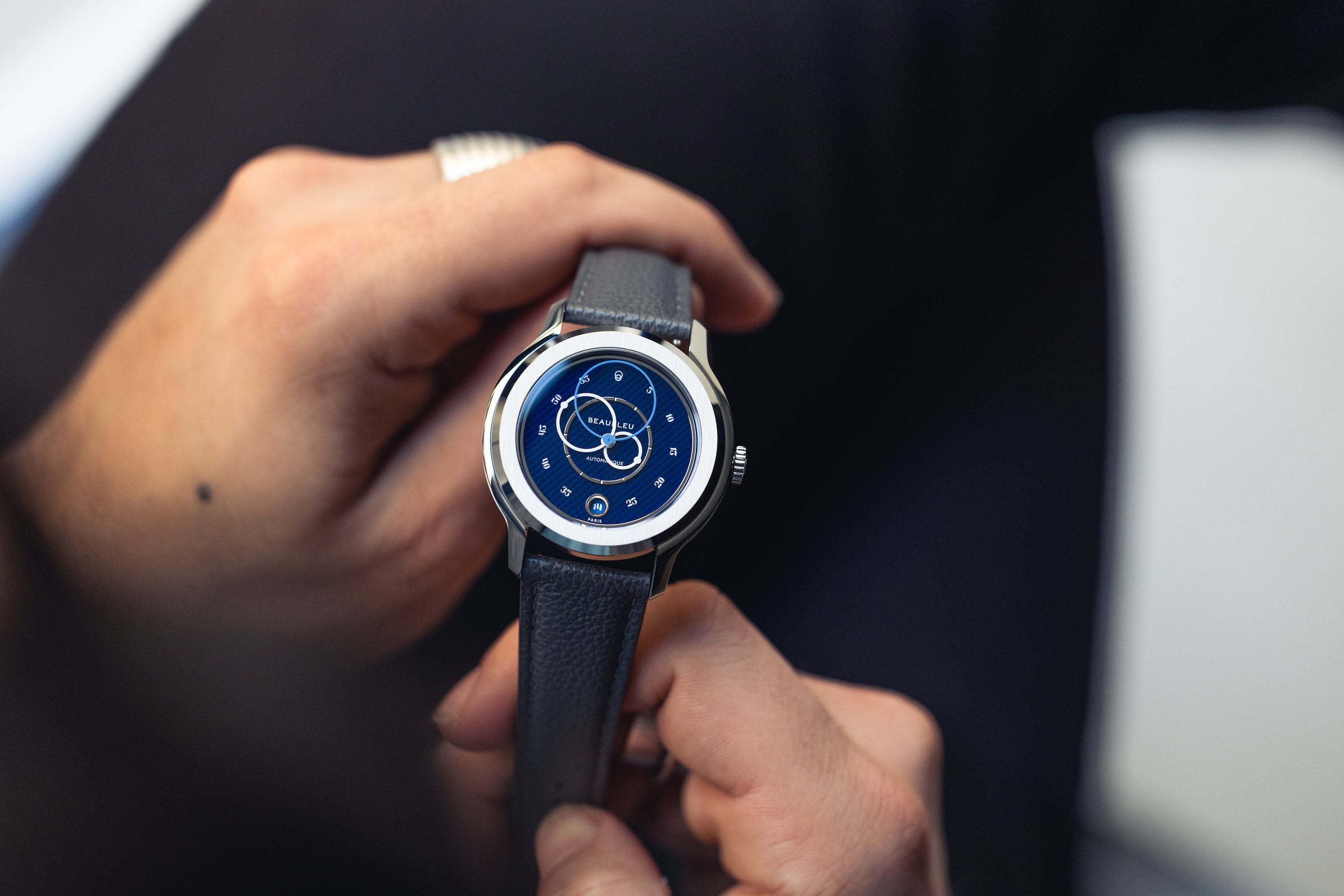 beaubleu montre automatique ecce smalt