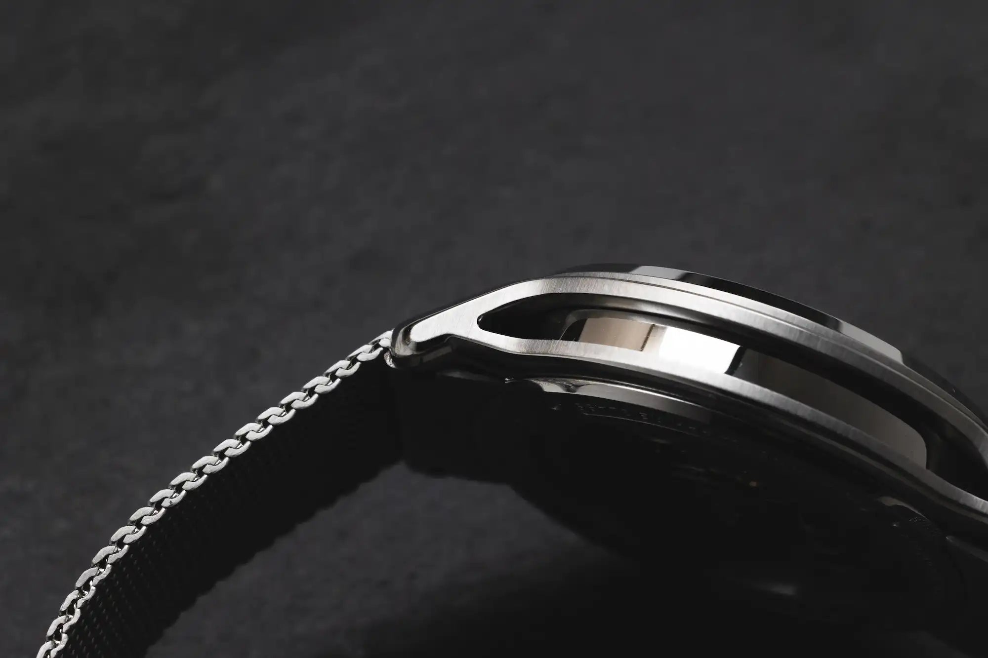 Montre Beaubleu Acier, bracelet acier tressé